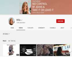 She started her official youtube channel 